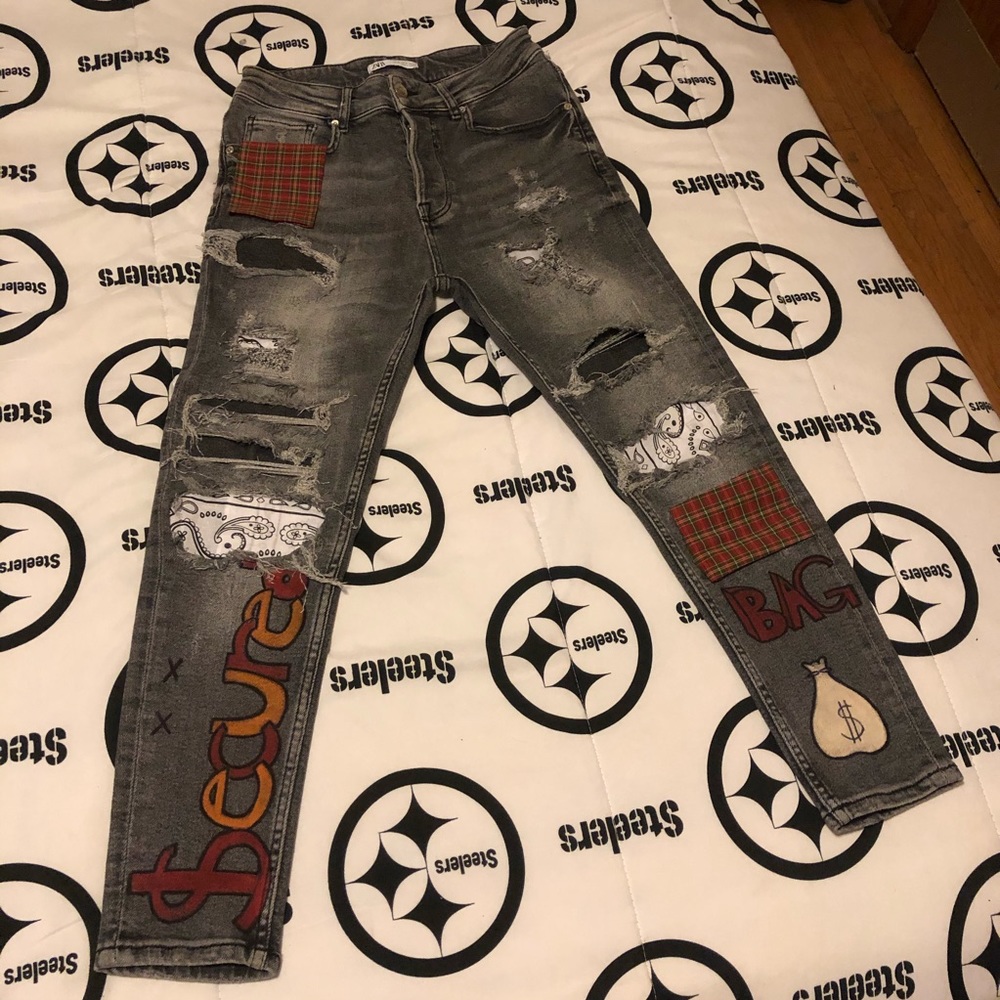 Zara custom jeans sz 31 skinny